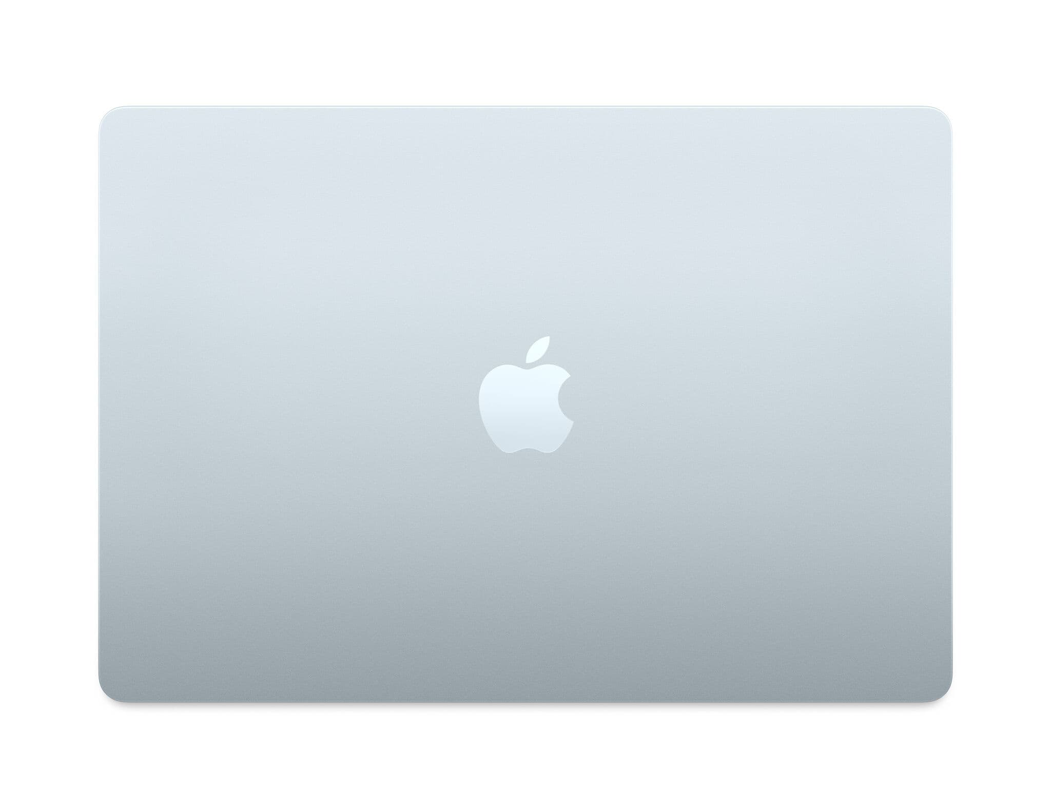 MacBook Air 13″ bleu ciel, vue de face